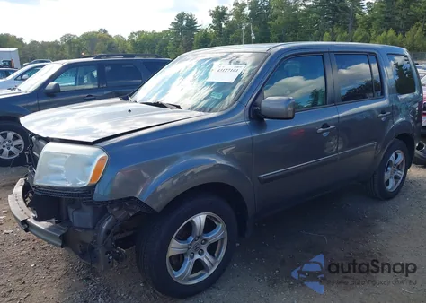 2012 Honda Pilot Ex-L from USA, damaged, VIN 5FNYF4H52CB007790
